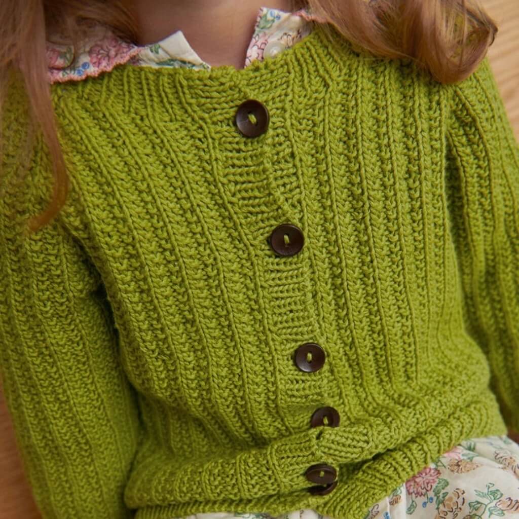 Sandnes Garn Ellis Cardigan Baby Strickanleitung - Sandnes Garn (Heft) Lieblingsgarn