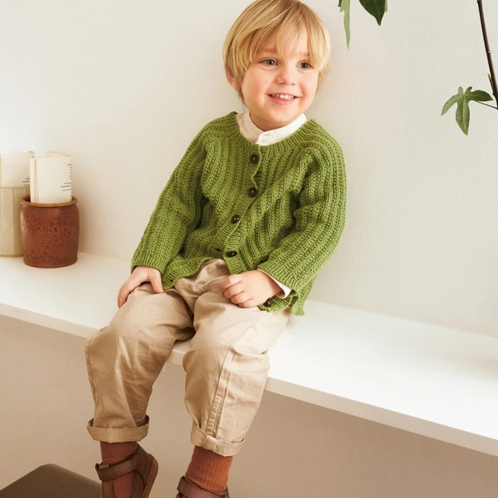Sandnes Garn Ellis Cardigan Baby Strickanleitung - Sandnes Garn (Heft) Lieblingsgarn