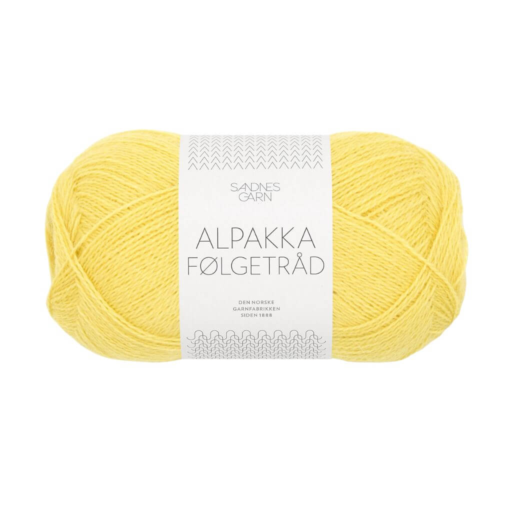 Sandnes Garn 9004 - lemon Sandnes Garn Alpakka Følgetråd Lieblingsgarn