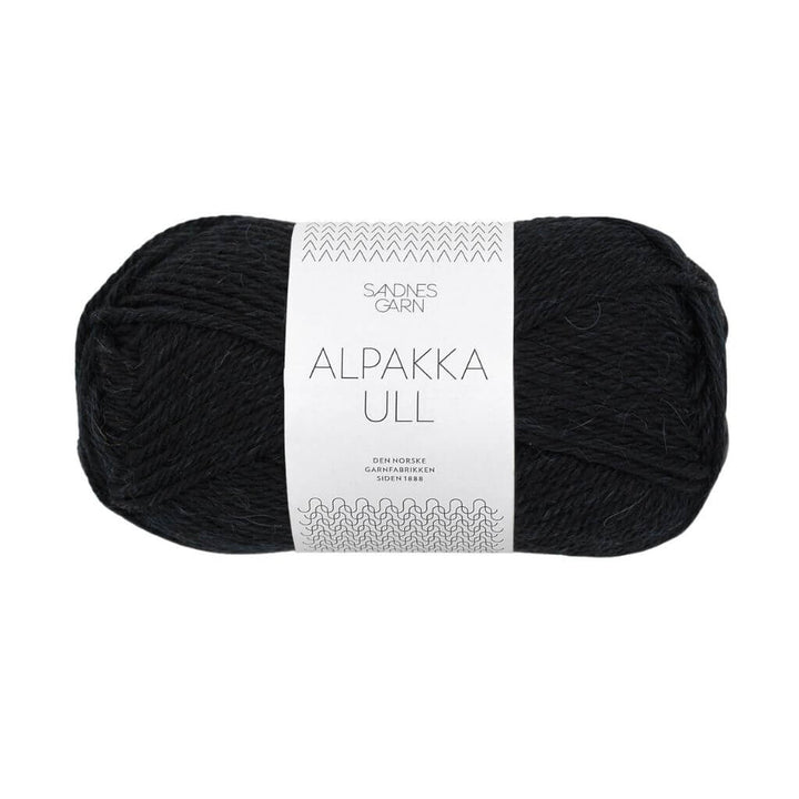 Sandnes Garn 1099 - Sort Sandnes Garn Alpakka Ull 50 g Lieblingsgarn