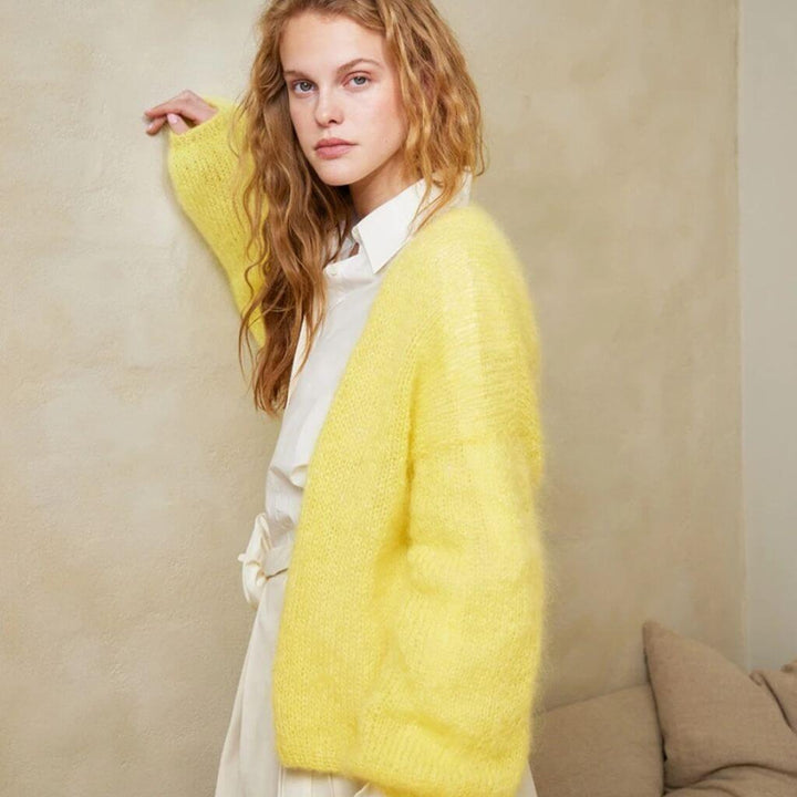 Sandnes Garn Damen Strickjacke Facile Cardigan Strickanleitung - Sandnes Garn (Heft) Lieblingsgarn