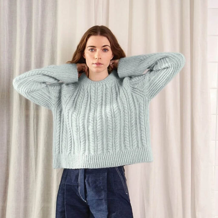 Sandnes Garn Damen Pullover Kaja Sweater Strickanleitung - Sandnes Garn (Heft) Lieblingsgarn