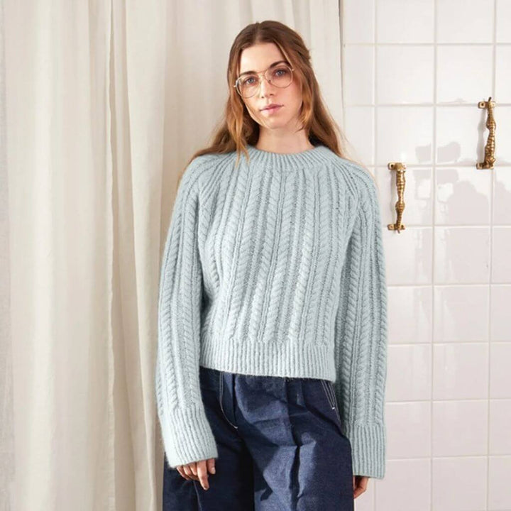 Sandnes Garn Pattern Damen Pullover Kaja Sweater Strickanleitung - Sandnes Garn (Heft) Lieblingsgarn
