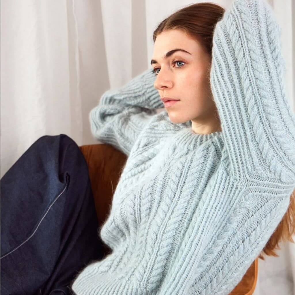 Sandnes Garn Pattern Damen Pullover Kaja Sweater Strickanleitung - Sandnes Garn (Heft) Lieblingsgarn