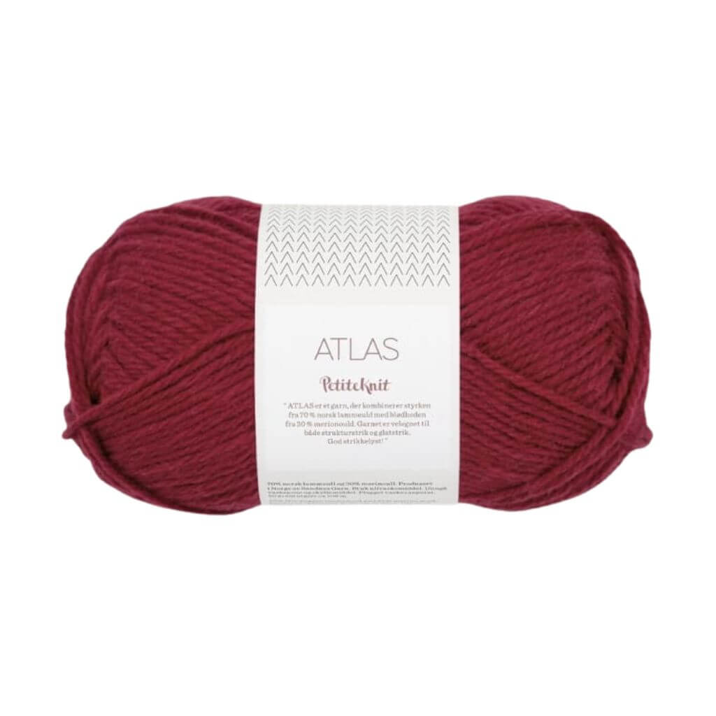 Sandnes Garn Atlas by PetiteKnit, Farbe 4246 Carbernet – Merino und Schurwolle bei Lieblingsgarn