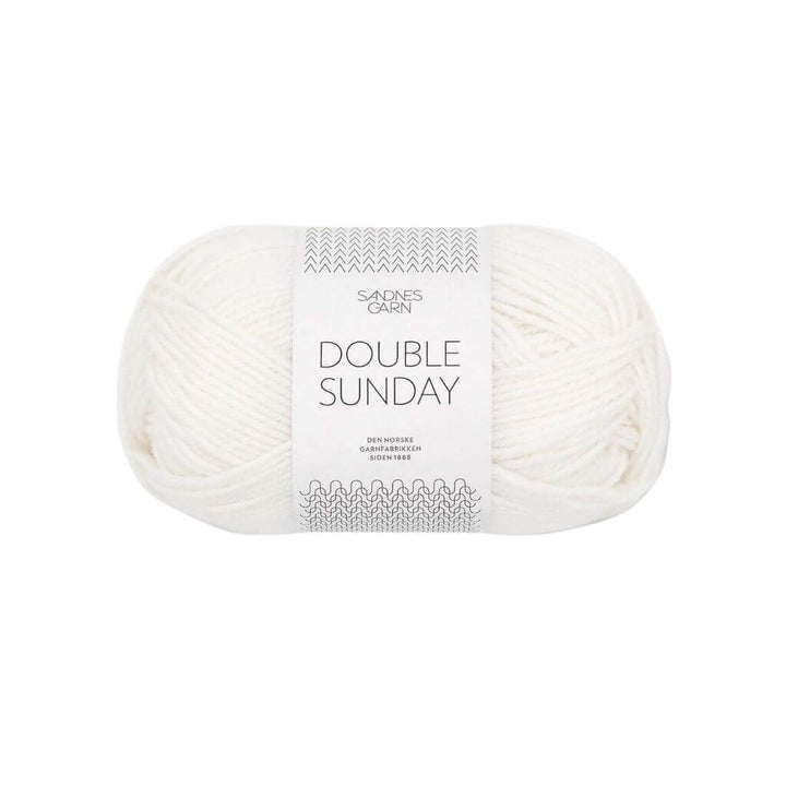 Sandnes Garn 1001 - Hvit Sandnes Garn Double Sunday - 50g Lieblingsgarn