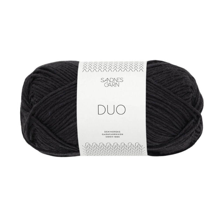 Sandnes Garn 1099 - Sort Sandnes Garn Duo - 50g Lieblingsgarn