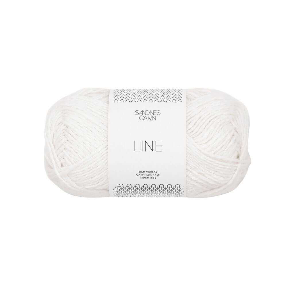 Sandnes Garn 1002 - Hvit Sandnes Garn Line - 50g Lieblingsgarn