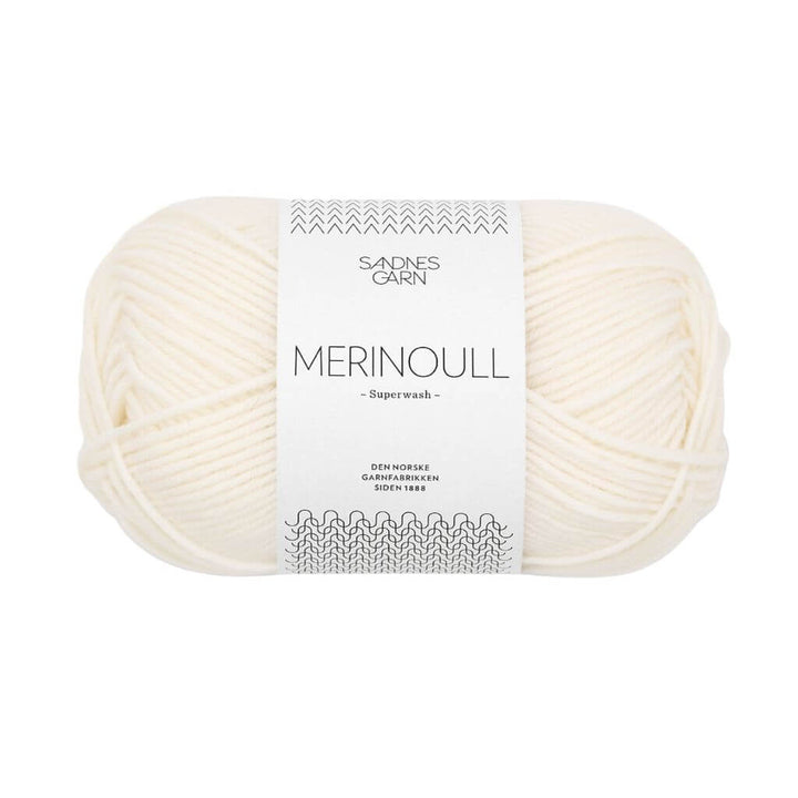 Sandnes Garn 1002 - Hvit Sandnes Garn Merinoull - 50g Lieblingsgarn