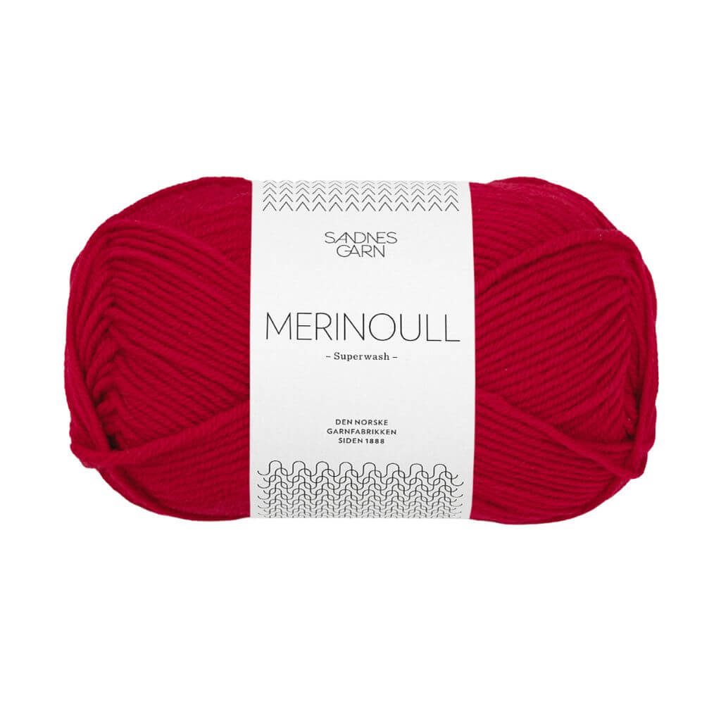 Sandnes Garn 4219 - Rød Sandnes Garn Merinoull - 50g Lieblingsgarn