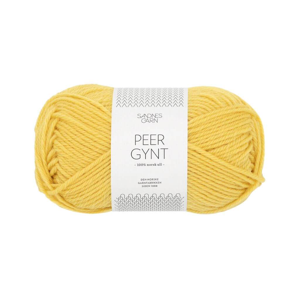 Sandnes Garn 2016  -solgul Sandnes Garn Peer Gynt 50 g - Reine Schurwolle Lieblingsgarn
