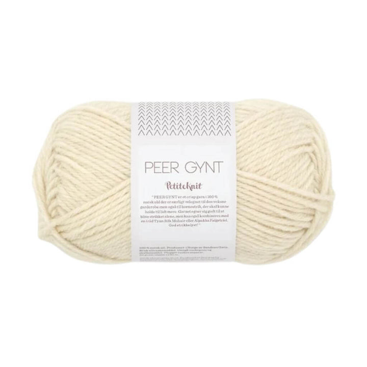 Sandnes Garn Peer Gynt PetiteKnit, Farbe 1016 Milk Melange – Schurwolle bei Lieblingsgarn