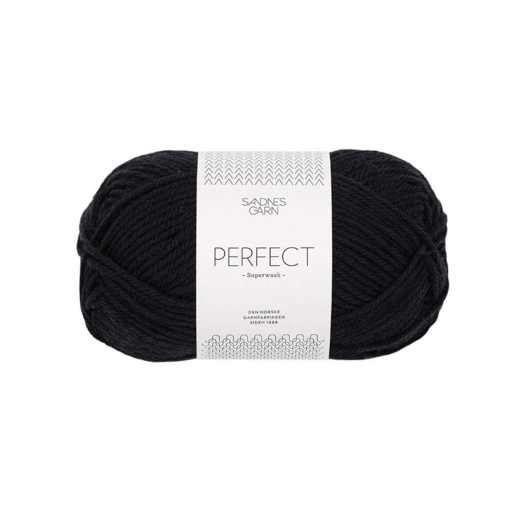 Sandnes Garn 1099 - Svart Sandnes Garn Perfect 50g Lieblingsgarn
