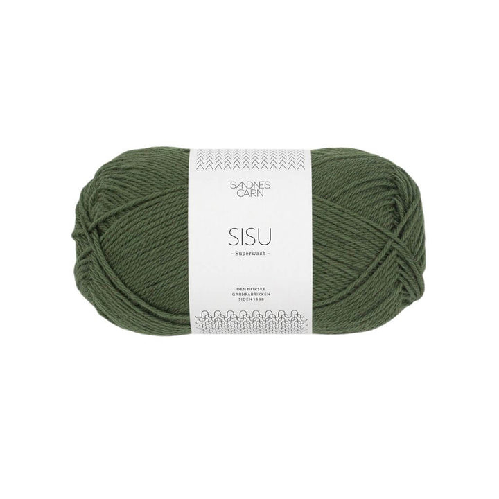 Sandnes Garn 9573 - Mosegrønn Sandnes Garn Sisu 50 g - Sockenwolle Superwash Lieblingsgarn