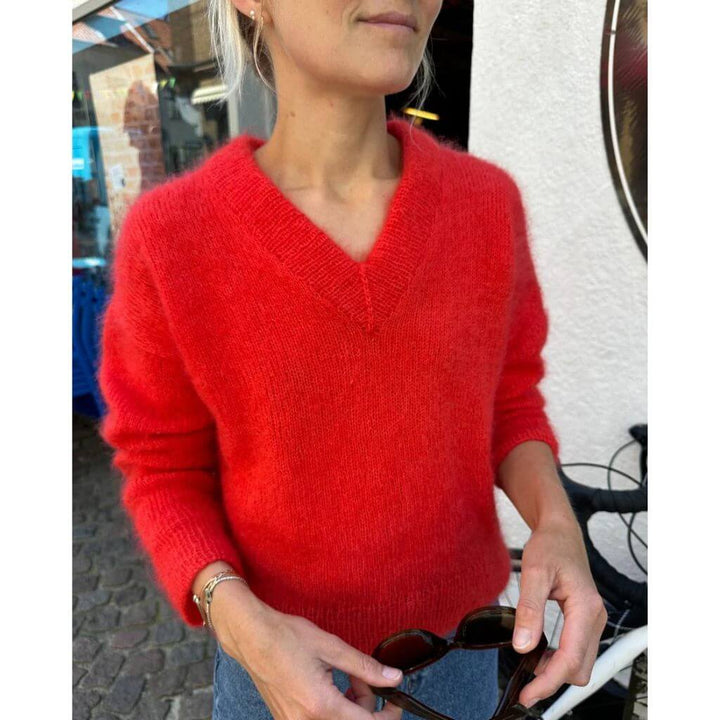 PetiteKnit Pattern Stockholm Sweater V-Ausschnitt Strickanleitung - PetiteKnit (Heft) Lieblingsgarn