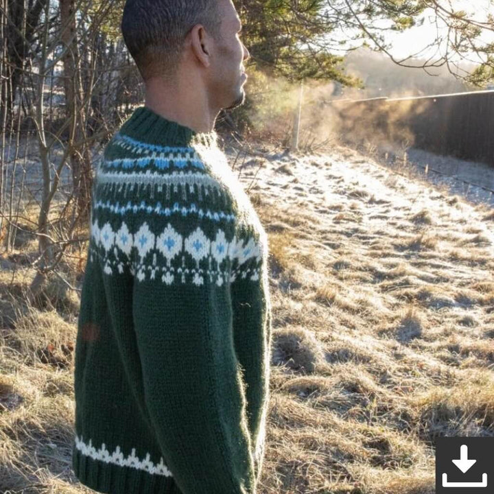 Sandnes Garn Pattern Weihnachtlicher Herren Pullover Strickanleitung - Sandnes Garn (PDF) Lieblingsgarn
