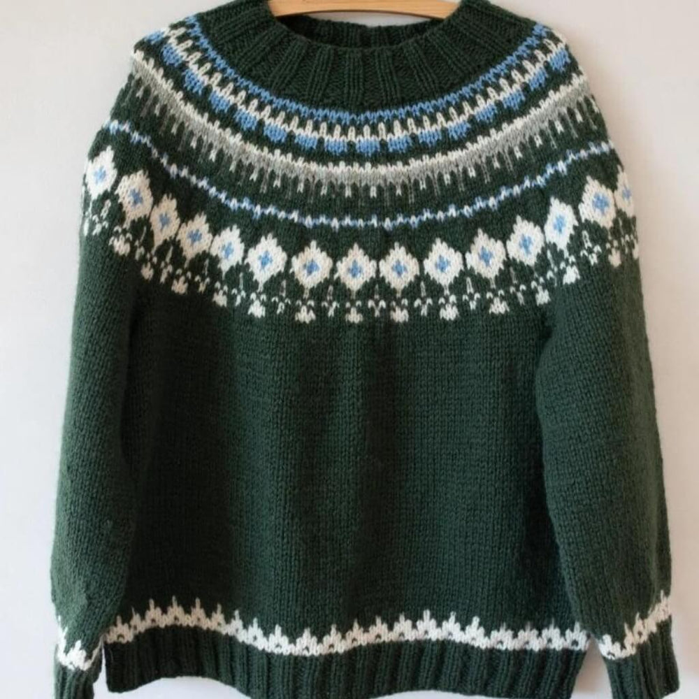 Sandnes Garn Weihnachtlicher Herren Pullover Strickanleitung - Sandnes Garn (PDF) Lieblingsgarn