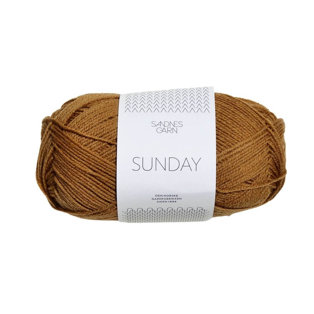 Sandnes Garn Sunday - 50g 2543 - Brunt Sukker Lieblingsgarn
