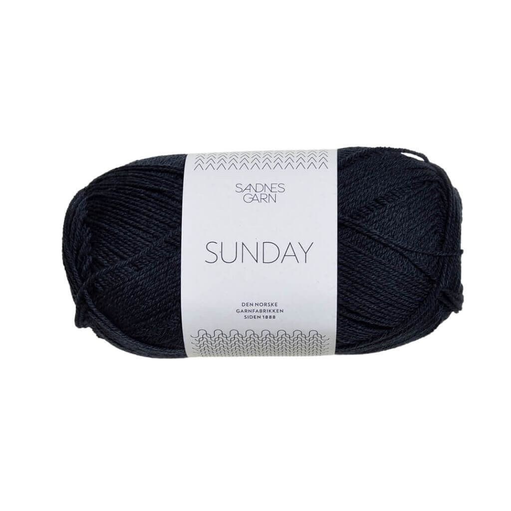 Sandnes Garn Sunday - 50g 6581 - Mørk Gråblå Lieblingsgarn