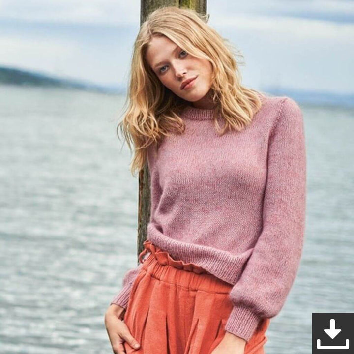 Sandnes Garn Pattern Pullover Basic Sweater 113 Strickanleitung - Sandnes Garn (PDF) Lieblingsgarn