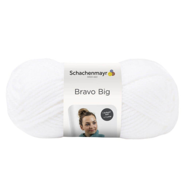 Schachenmayr 101 - Weiss Schachenmayr Bravo Big 200g Lieblingsgarn