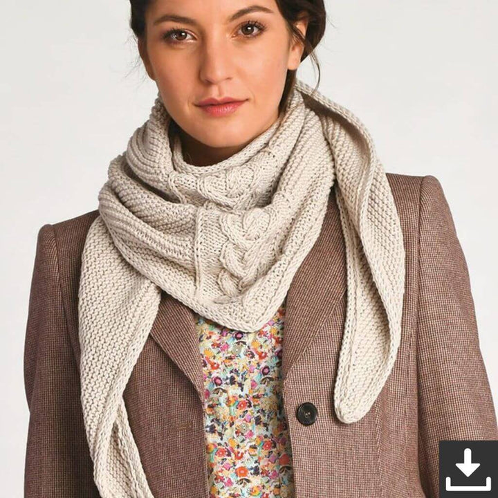 Schachenmayr Leni Dreieckstuch Strickset - Schachenmayr (PDF) Lieblingsgarn