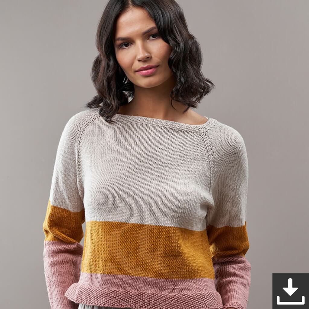 Schachenmayr Damen-Pullover Madita Strickset - Schachenmayr (PDF) Lieblingsgarn