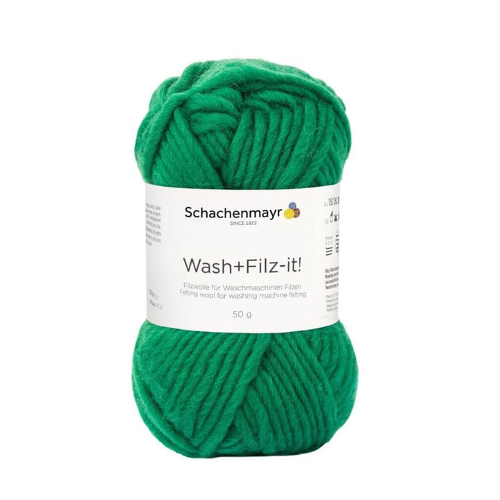 Schachenmayr 16 - Grass Green Schachenmayr Wash+Filz-it! Filzwolle 50g Lieblingsgarn