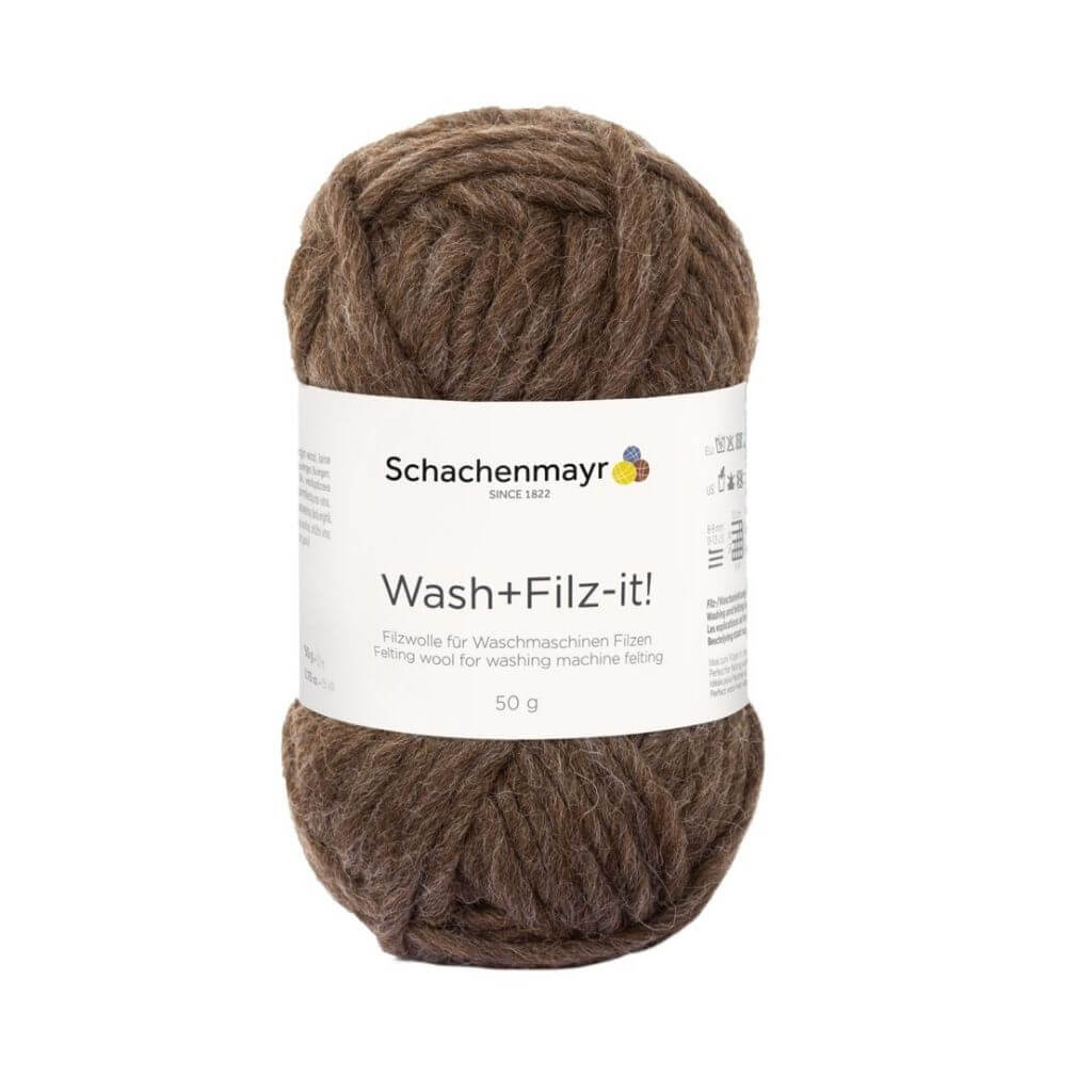 Schachenmayr 33 - Grizzly Schachenmayr Wash+Filz-it! Filzwolle 50g Lieblingsgarn