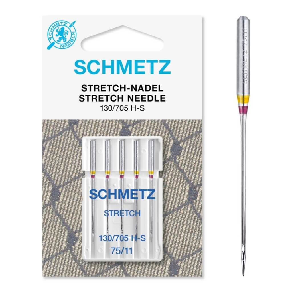 Schmetz 75/10 Schmetz Nähmaschinennadeln Stretch 130/705 H-S Lieblingsgarn