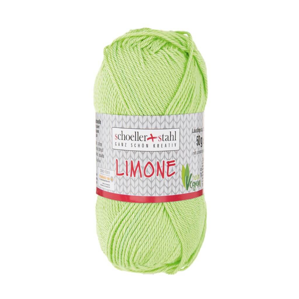 Schoeller + Stahl 190 - Pistazie Schoeller + Stahl Limone 50g - Baumwollgarn Lieblingsgarn