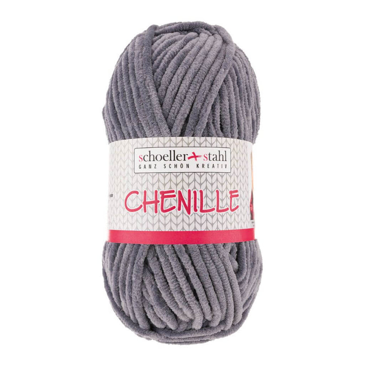 Schoeller + Stahl 14 - Hellgrau Schoeller + Stahl Chenille 100g Lieblingsgarn