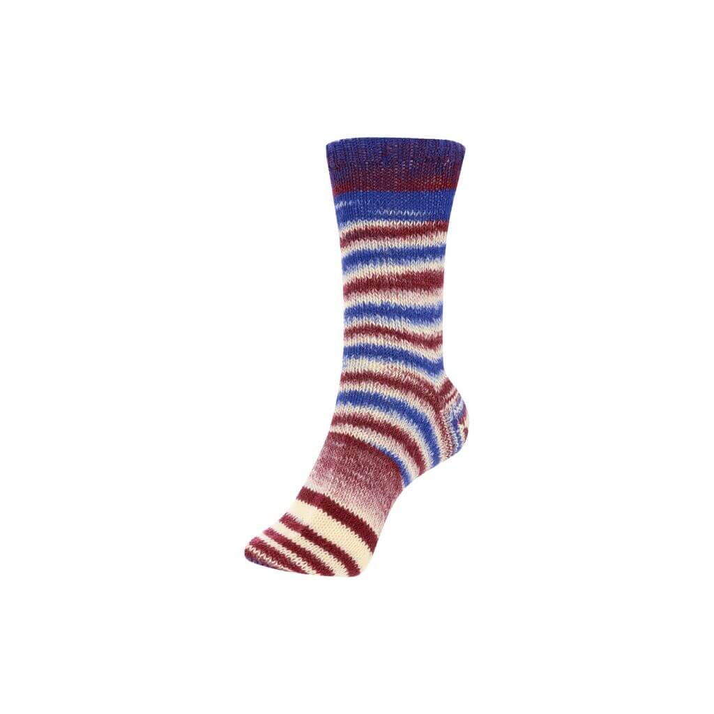 Schoeller + Stahl 06 - Vino-Blau Schoeller + Stahl Fortissima Funky Double Socks Lieblingsgarn