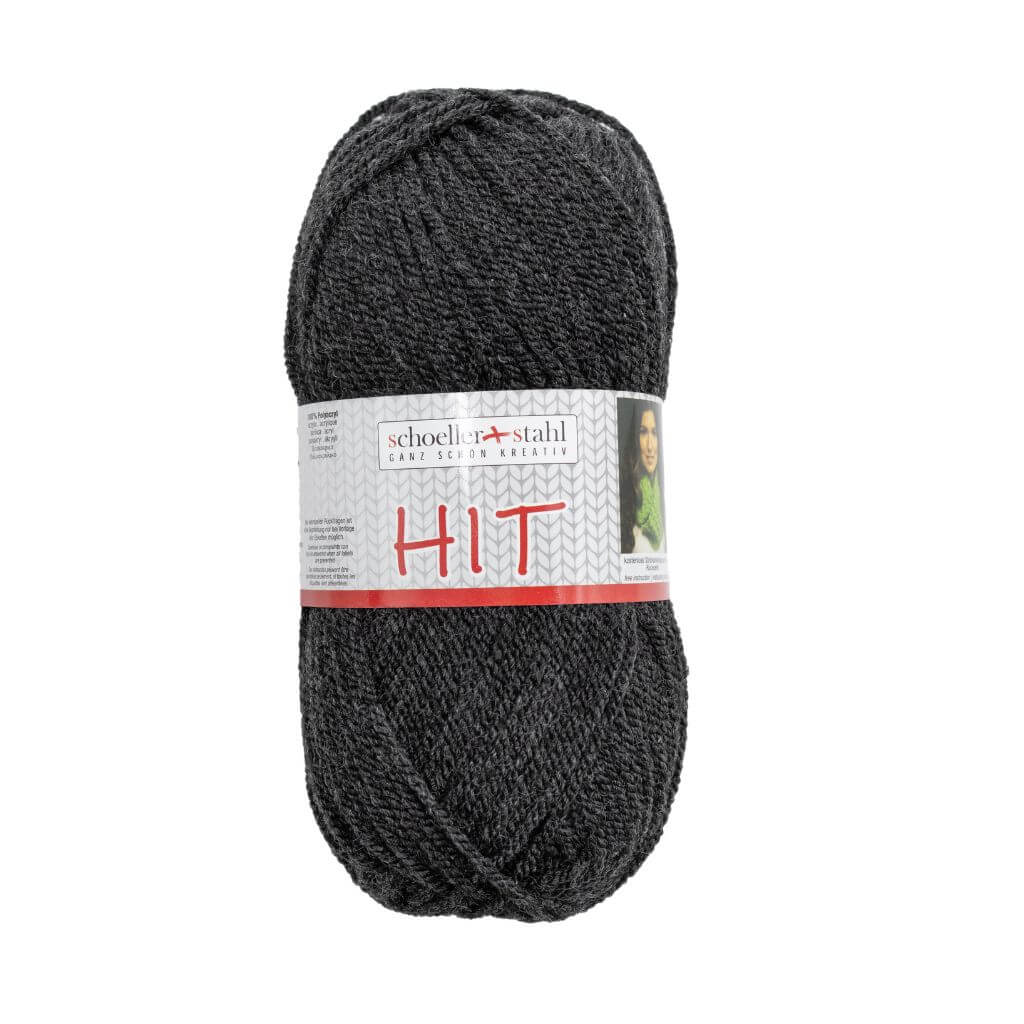 Schoeller + Stahl 267 - Anthrazit-Meliert Schoeller+Stahl Hit 50g Lieblingsgarn
