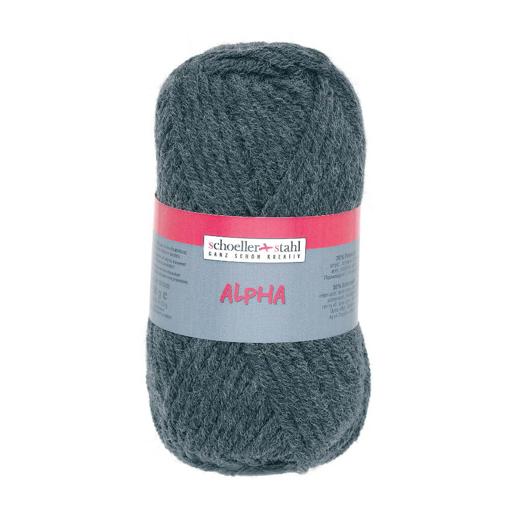 Schoeller + Stahl 29 - Anthrazit meliert Schoeller+Stahl Alpha 50g Lieblingsgarn