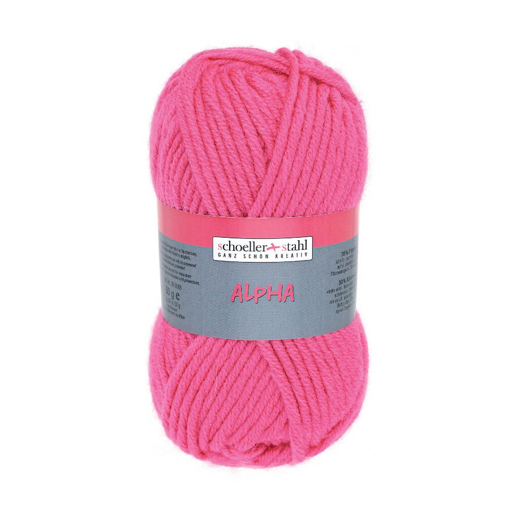 Schoeller + Stahl 40 - Neonpink Schoeller+Stahl Alpha 50g Lieblingsgarn