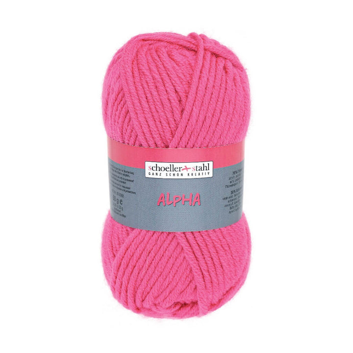 Schoeller + Stahl 40 - Neonpink Schoeller+Stahl Alpha 50g Lieblingsgarn