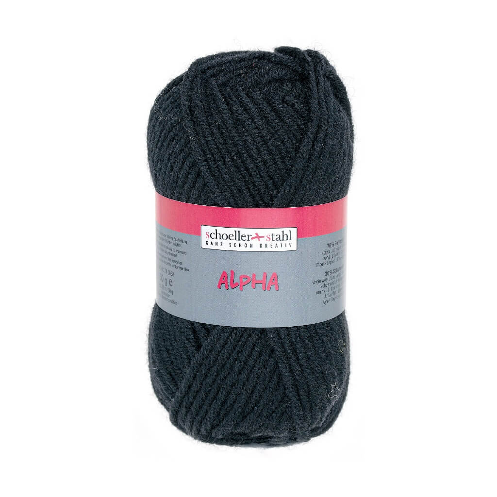 Schoeller + Stahl 2 - Schwarz Schoeller+Stahl Alpha 50g Lieblingsgarn