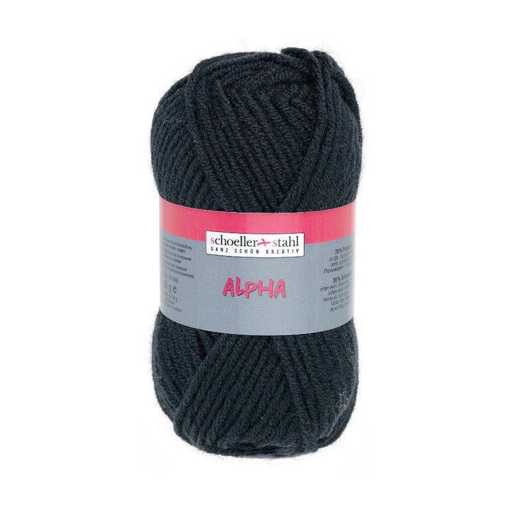 Schoeller + Stahl 2 - Schwarz Schoeller+Stahl Alpha 50g Lieblingsgarn