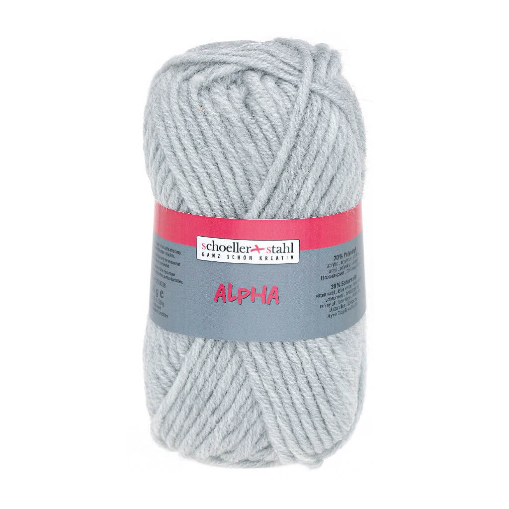 Schoeller + Stahl 12 - Silber meliert Schoeller+Stahl Alpha 50g Lieblingsgarn