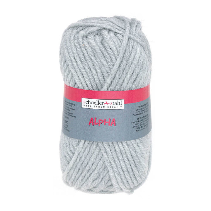 Schoeller + Stahl 12 - Silber meliert Schoeller+Stahl Alpha 50g Lieblingsgarn