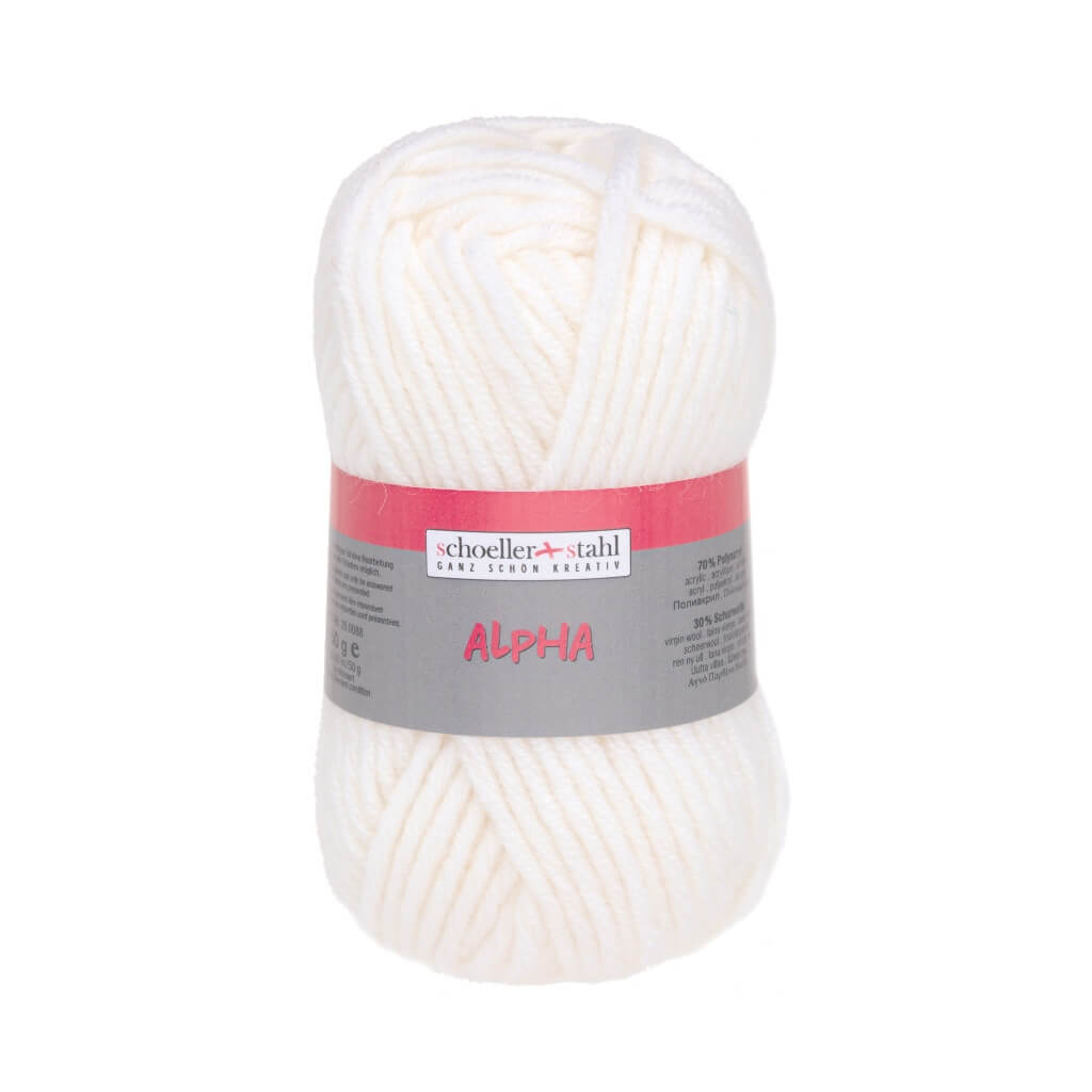 Schoeller + Stahl 1 - Weiss Schoeller+Stahl Alpha 50g Lieblingsgarn