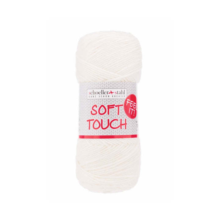 Schoeller + Stahl 1 - Weiß Schoeller+Stahl Soft Touch 50g Lieblingsgarn