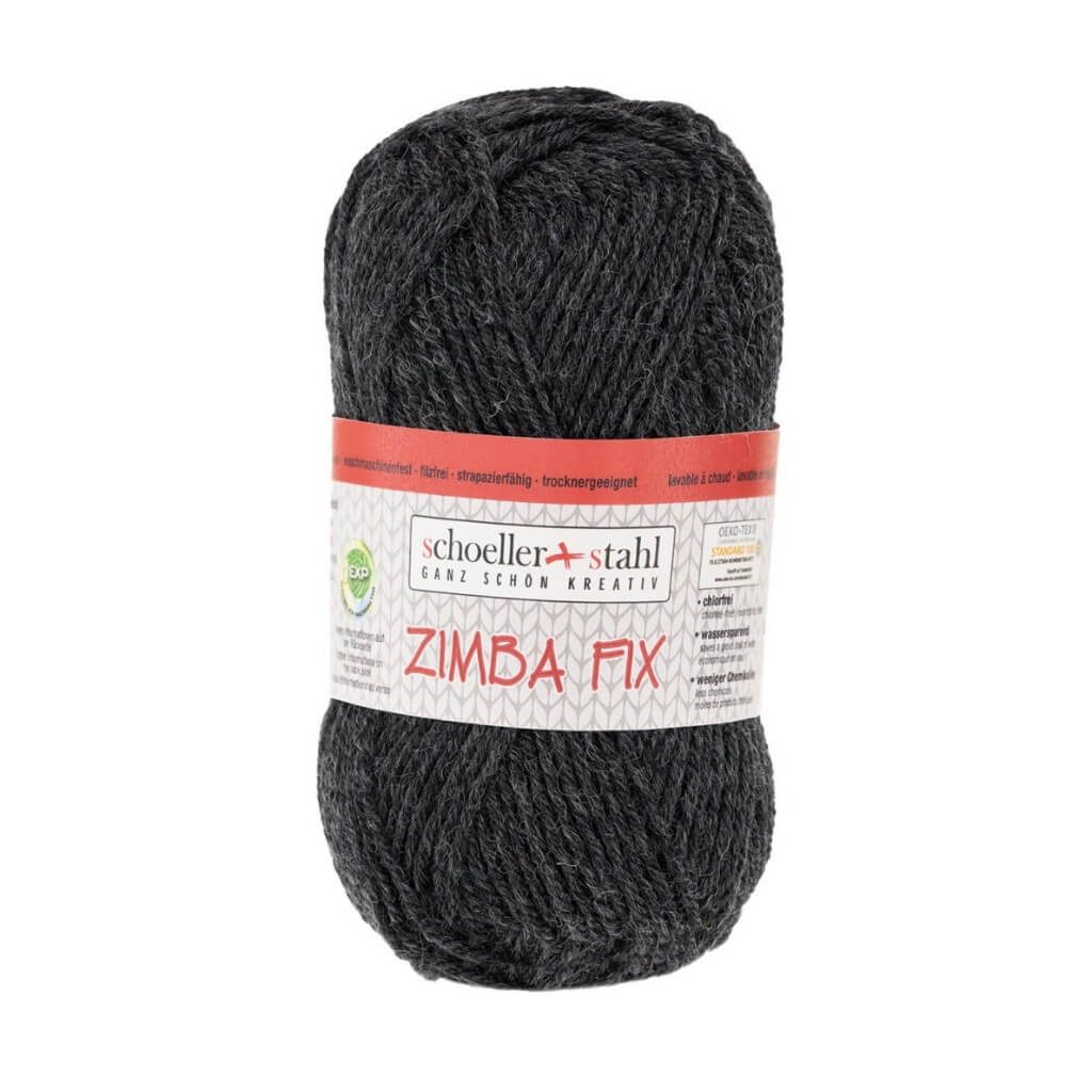 Schoeller + Stahl 1 - Anthrazit Meliert Schoeller + Stahl Zimba Fix Exp 50G Lieblingsgarn