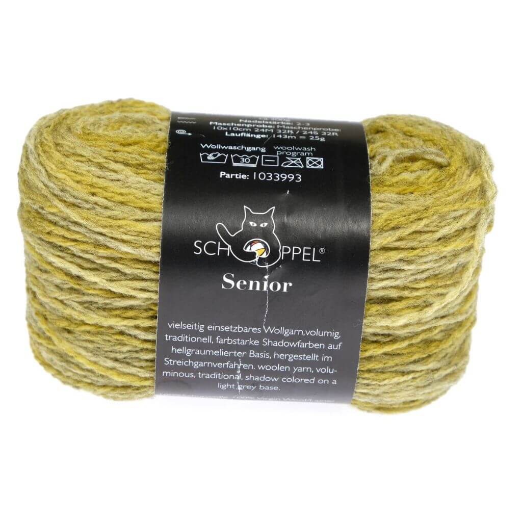 Schoppel Wolle 2613 - Goldolive Inspiration Dibadu Schoppel Wolle Senior Lieblingsgarn