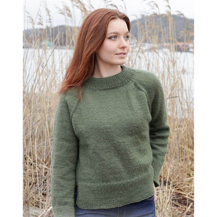 Drops Design Pattern Damen Pullover Sea Maiden Sweater Strickanleitung - Drops (PDF) Lieblingsgarn