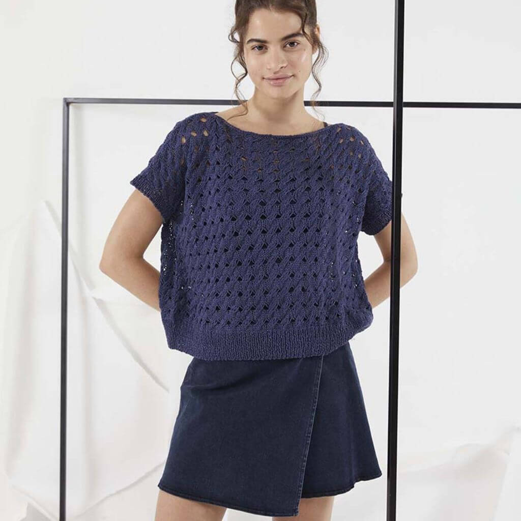 Lang Yarns Pattern Shirt mit Zopfmuster Strickanleitung - Lang Yarns (PDF) Lieblingsgarn