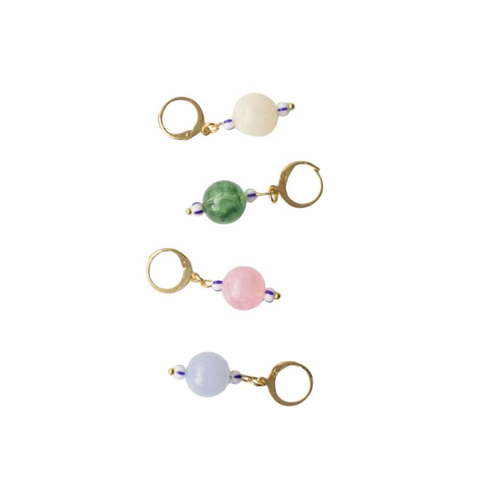 ohliske Maschenmarkierer Set Perlen – 4er Set