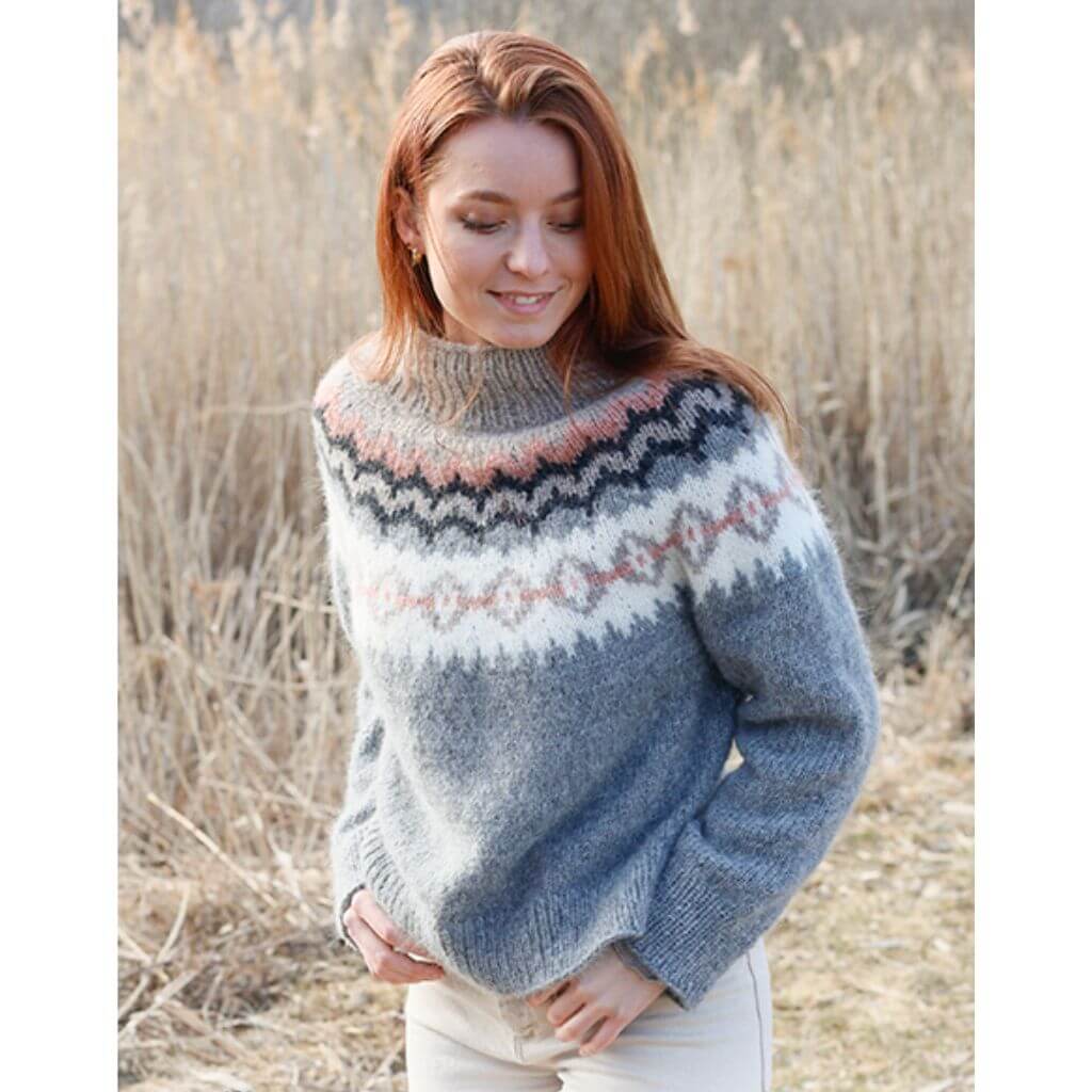 Pullover Over the Fjords Strickanleitung - DROPS Design (PDF) – Bild 2 von 3 bei bei Lieblingsgarn