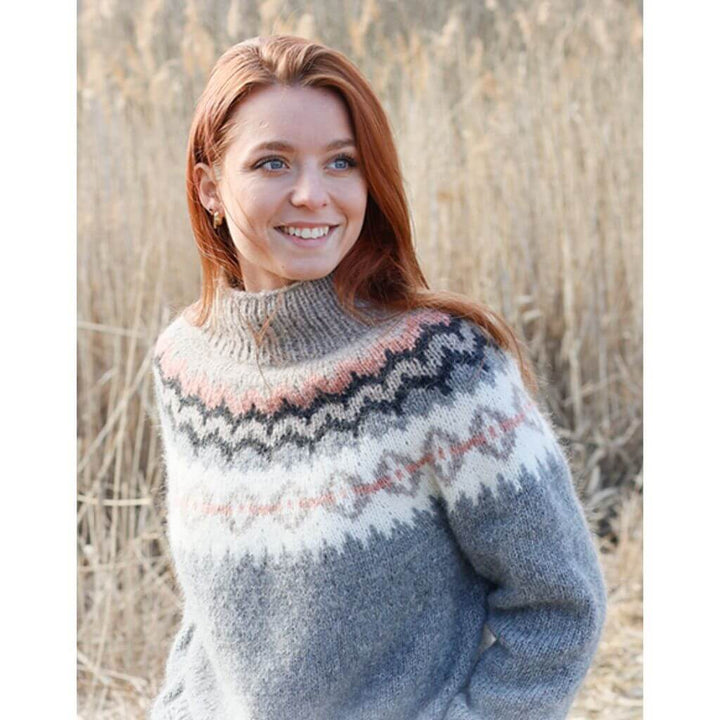 Pullover Over the Fjords Strickanleitung - DROPS Design (PDF) – Bild 3 von 3 bei bei Lieblingsgarn
